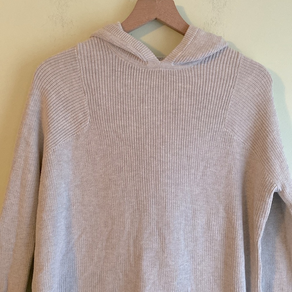 Athleta Rest Day Silk Blend Hooded Sweater - Picture 3 of 6